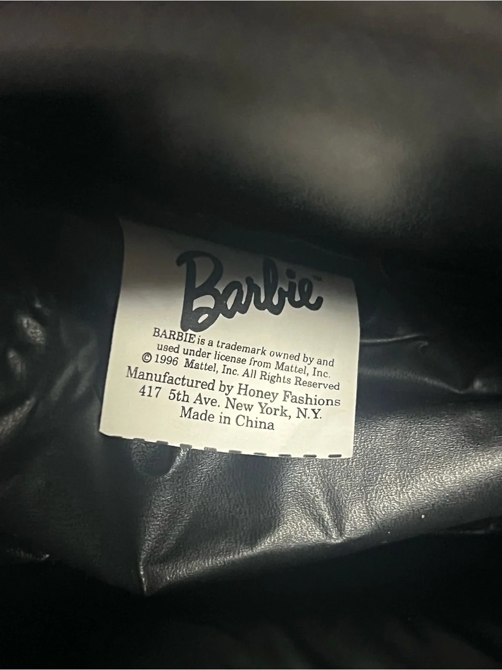1996 vintage Barbie backpack